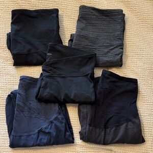 Gap/Old Navy Maternity Leggings Set (Size Large)
